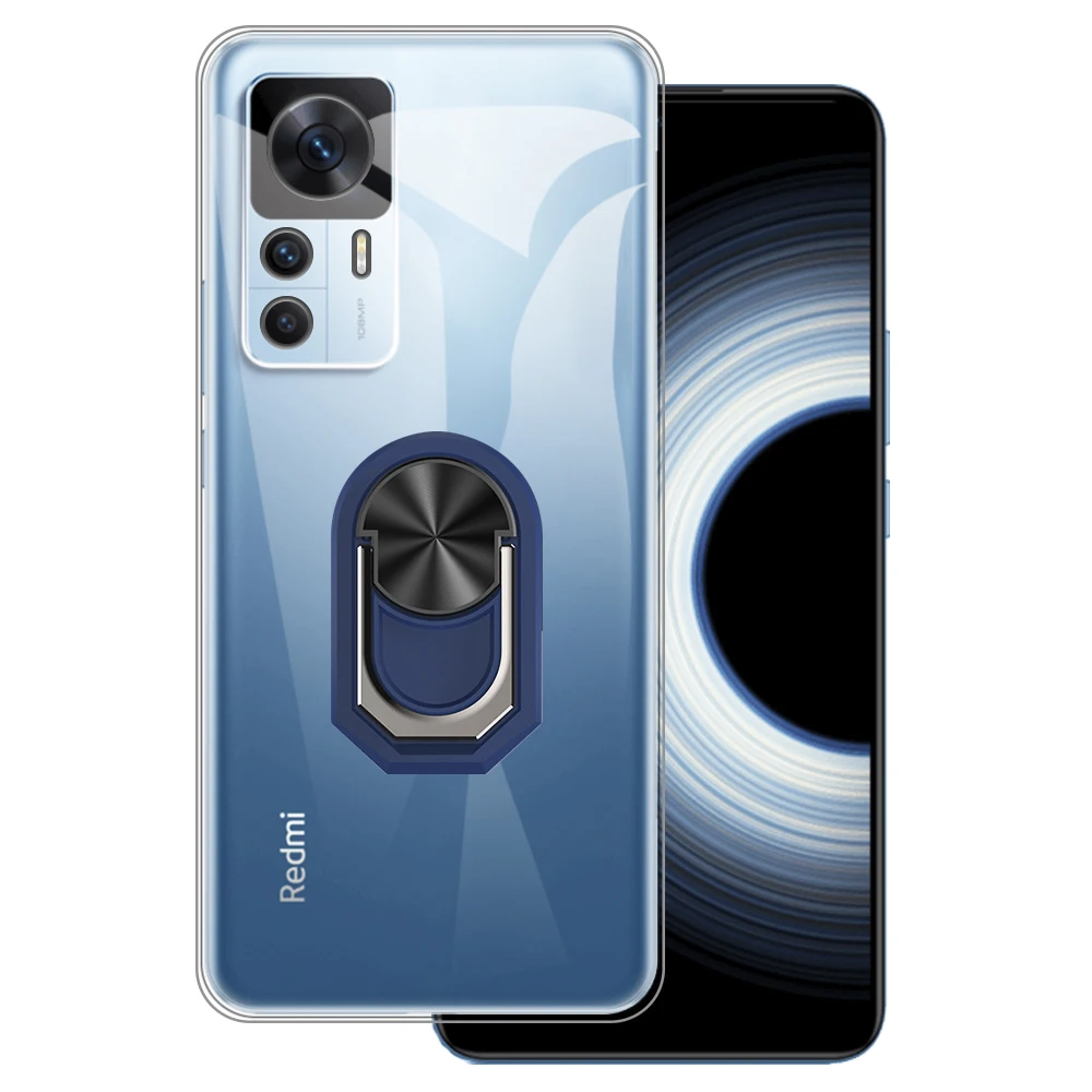 Роскошный противоударный чехол с кольцом-держателем для Xiaomi Redmi K50 Ultra Extreme Edition