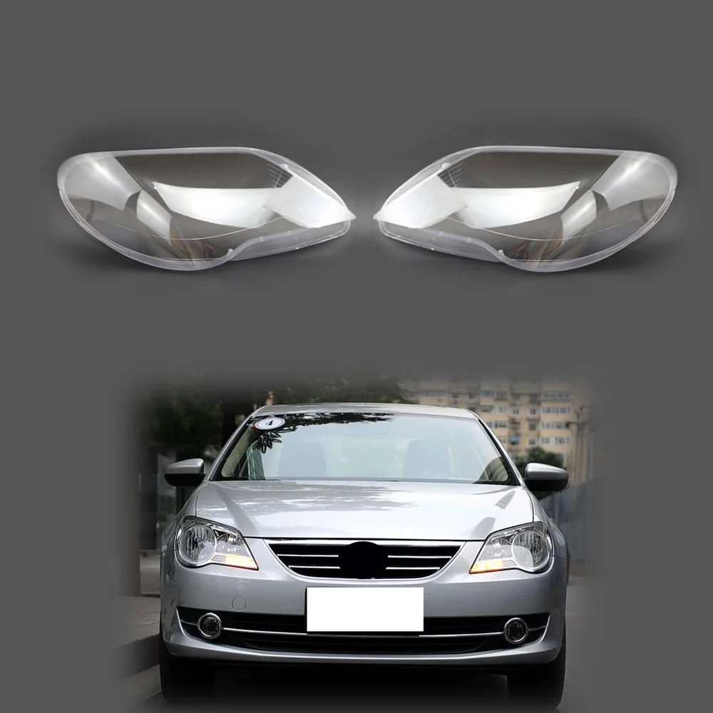 

2 Pcs For VW Bora / Jetta Clasic 2009 2010 2011 2012 Headlamp Cover Transparent Lampshade Front Headlight Lens Brand New