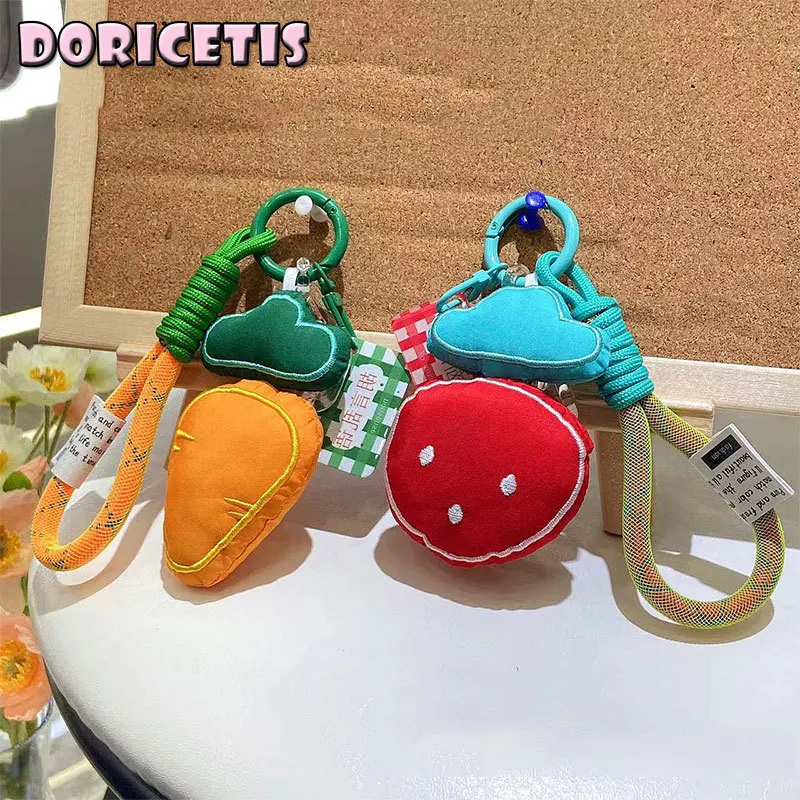 

Детские аксессуары, милая кукла в виде моркови, клубники, подвеска, украшения для мам, малышей, подгузников, сумок, детский брелок, подвеска, ...