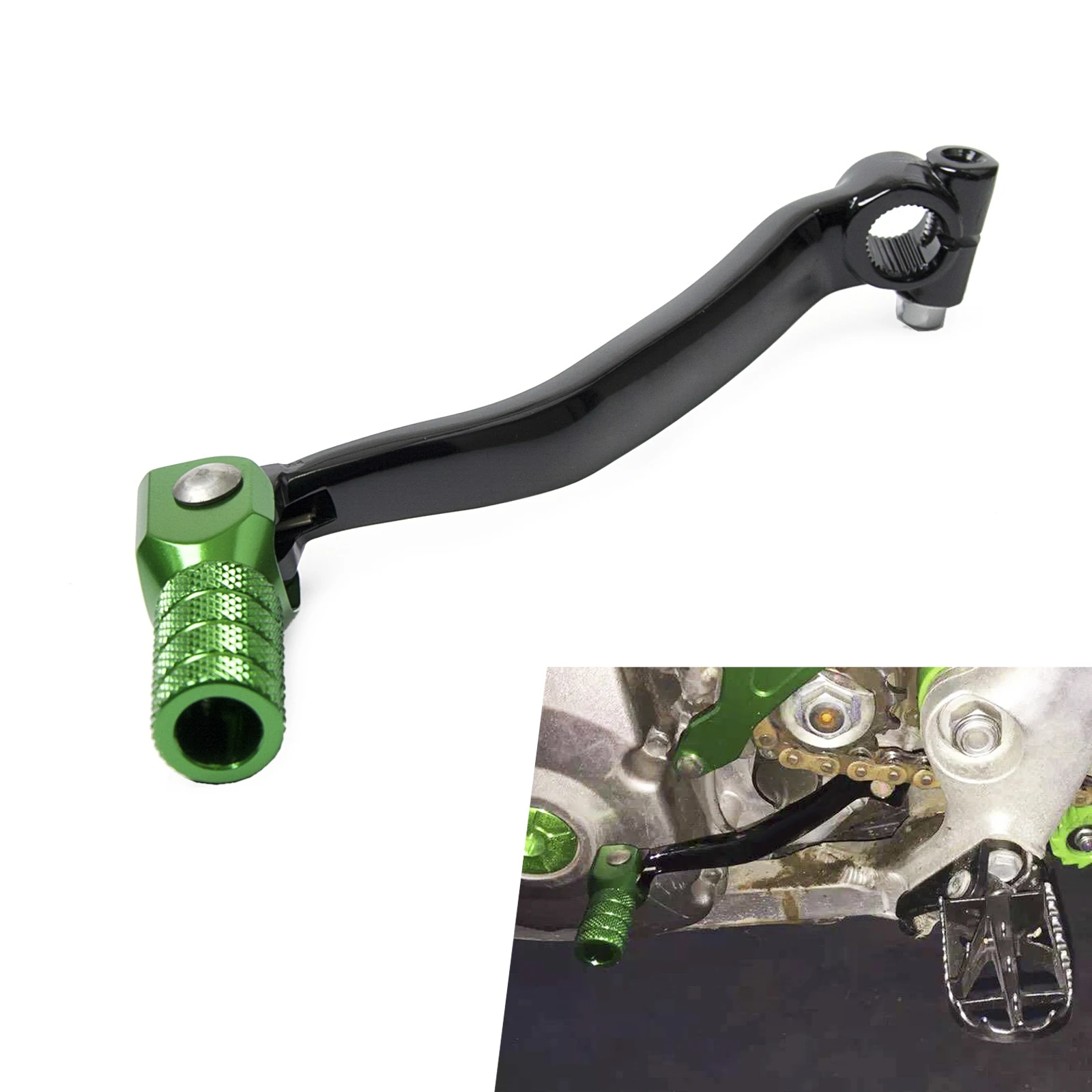 

NICECNC Folding Tip Gear Shifter Shift Lever Pedal For Kawasaki KX250F KX 250F 250 F 2009-2018 KX250 2019 Motorcycle Accessries