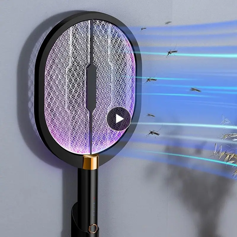 

2021 Hot Sale 3 IN 1 LED Mosquito Killer Lamp Fly Swatter Electric Bug Zapper Insect Killer USB Rechargeable Anti Mosquito Trap