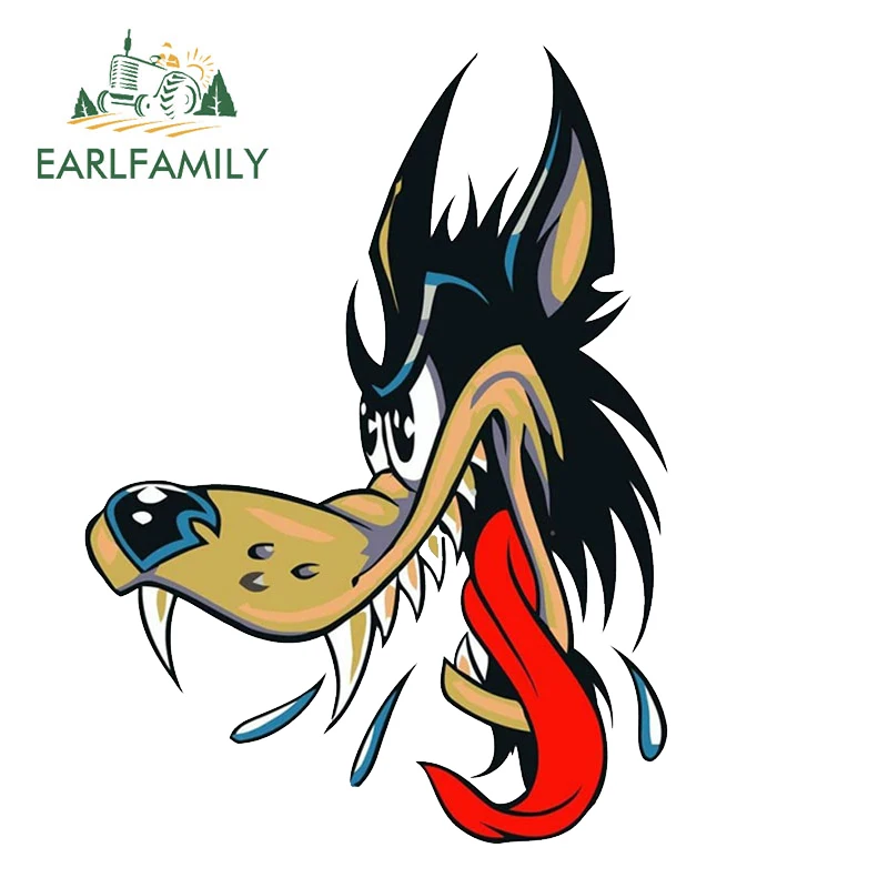 

EARLFAMILY 13 см x 9,5 см, забавная большая фотомагнитная наклейка для стайлинга автомобиля, наклейки для бампера, окна, водонепроницаемые автомобильные аксессуары