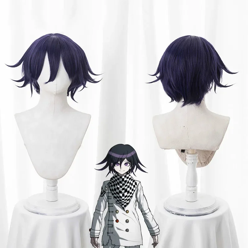 Парик кокичи Ома из Danganronpa V3: Killing Harmony для мальчиков косплея с короткими прямыми