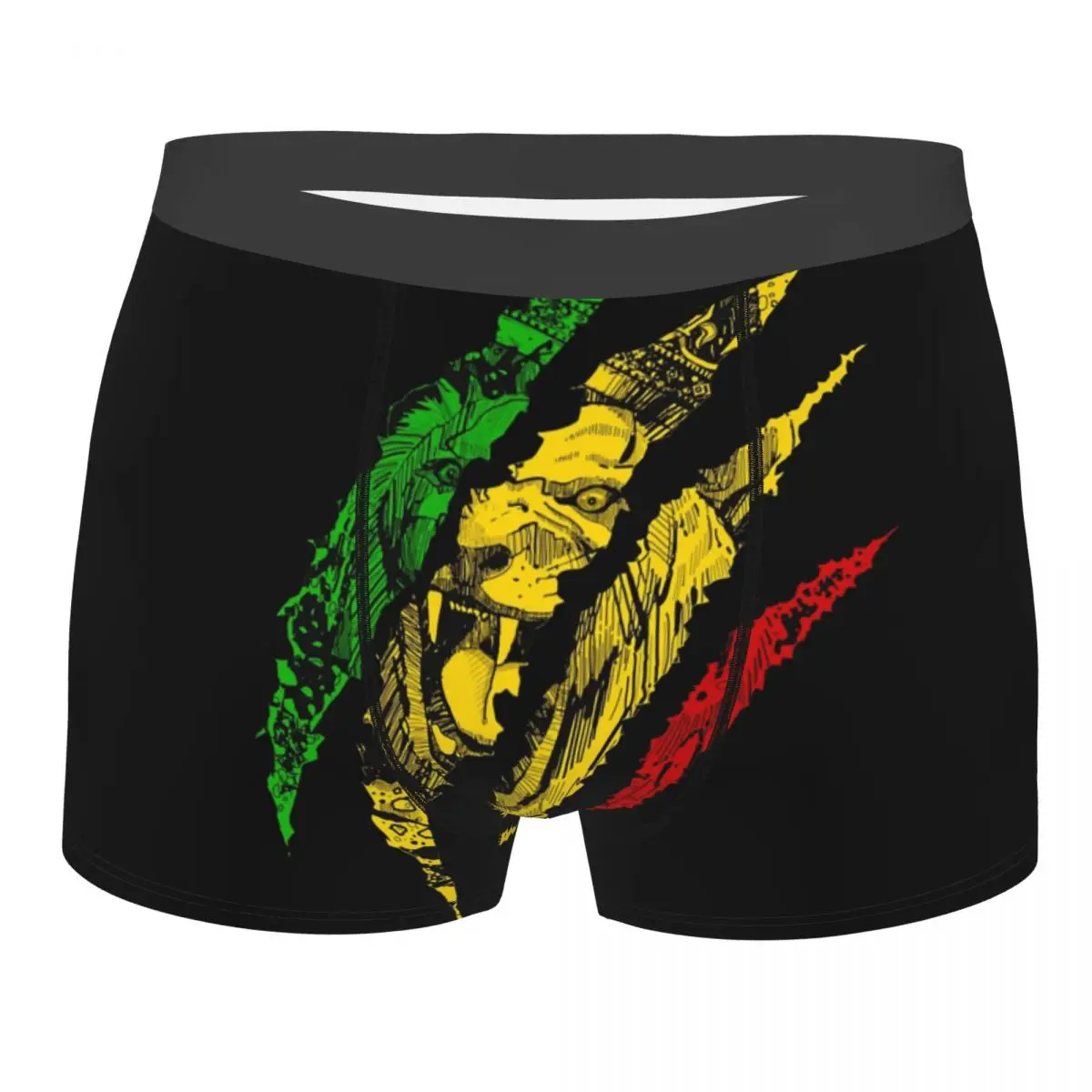

Fashion Warrior Lion Of Judah King Rasta Reggae Jamaica Roots Boxers Shorts Underpants Men's Comfortable Briefs Underwear