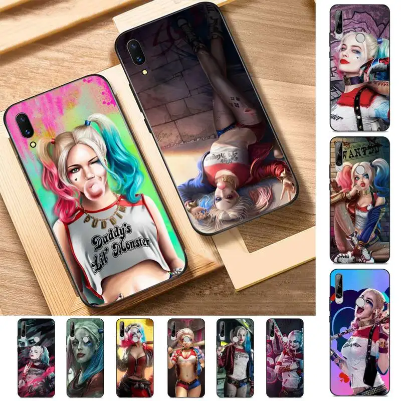 

BANDAI Harley Quinn Phone Case for Huawei Y 6 9 7 5 8s prime 2019 2018 enjoy 7 plus