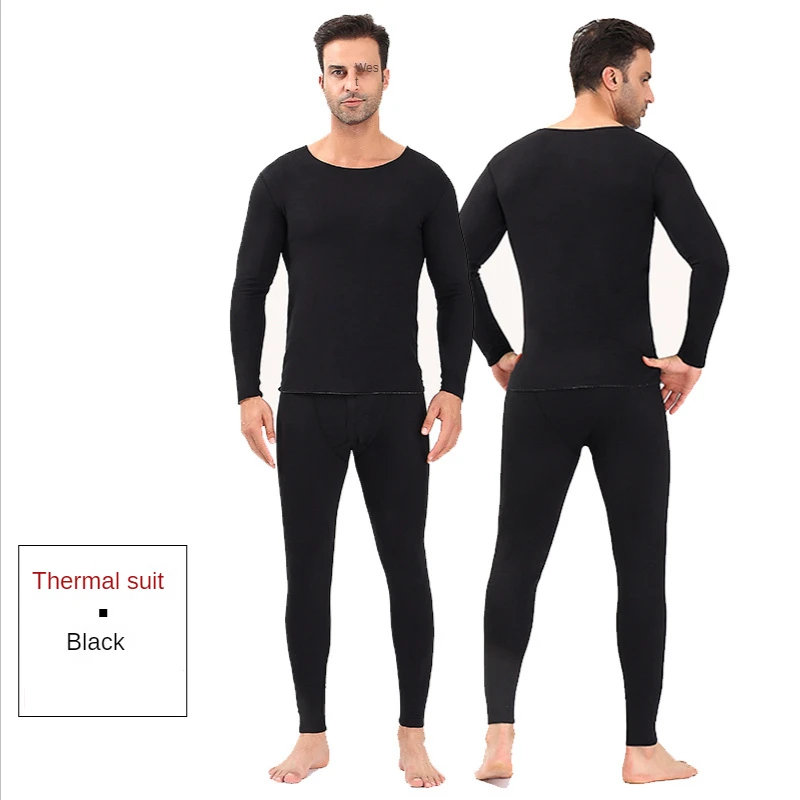 2022 New Seamless Men's Thermal Underwear Couple AB Surface Autumn Clothes Long Pants Women's Suit
