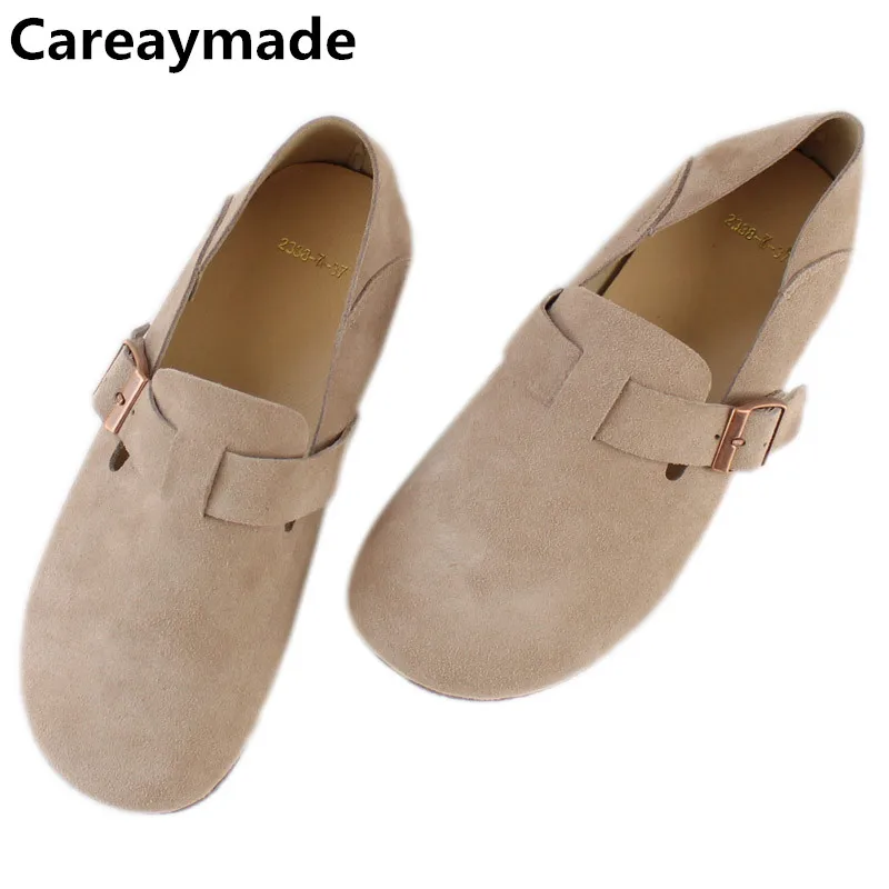 

Женские туфли Careaymade из натуральной кожи, ретро, литературные туфли с большой головой, женские туфли из мягкой кожи, обувь ручной работы