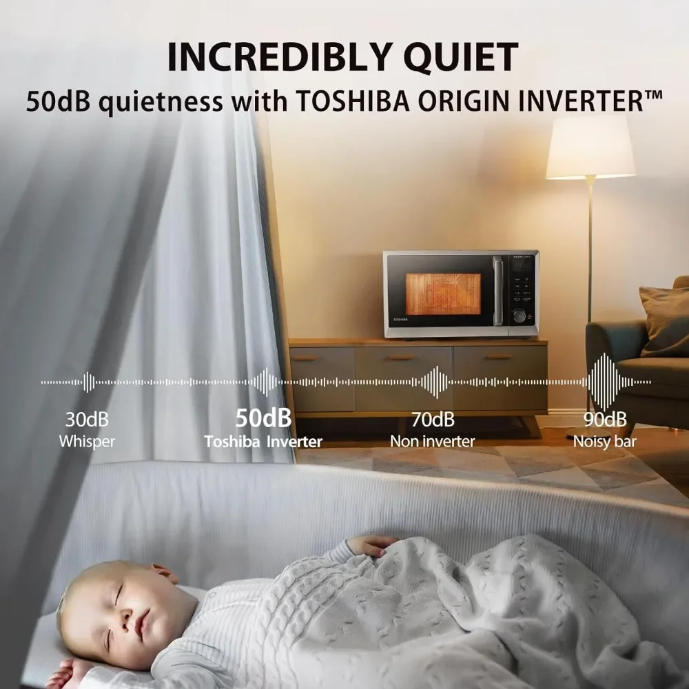 6 в 1 инверторная настольная микроволновая печь комбинированная воздушная