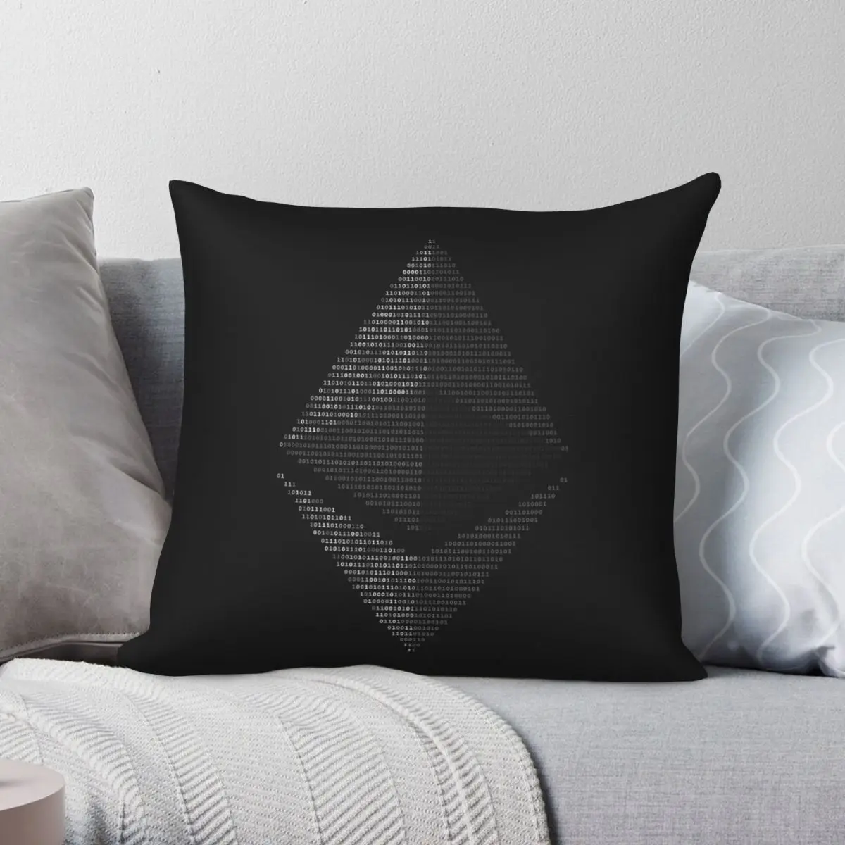 

Эфириум Двоичная Подушка Чехол полиэстеровый льняной бархатный принт на молнии Декоративная Подушка Чехол Автомобильная Подушка Чехол