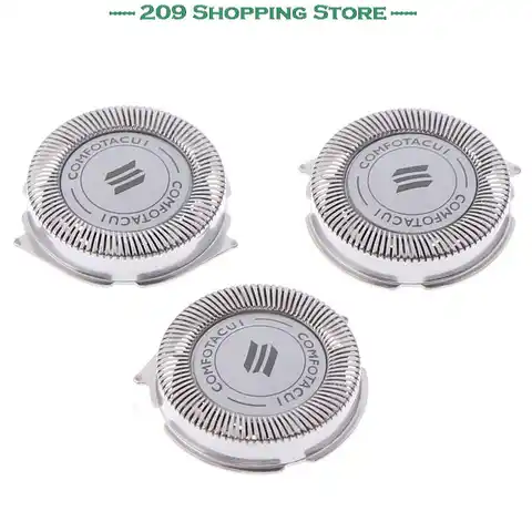 SH30 interchangeable heads for Philips Norelco Series 3000 2000 SH30/52, 3 pcs.
