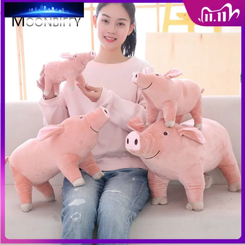 

25cm Cute Cartoon Pig Plush Toy Stuffed Soft Animal Simulation Pig Doll The Lovely and Delicate Gifts for Children