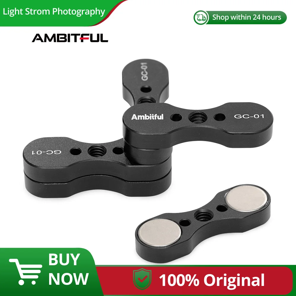 Фото Ambitful GC-01 Магнитная арахисовая основа для GC12 GCA20U Воздушная колонка Надувной светильник-палка Светодиодный заполняющий светильник №1