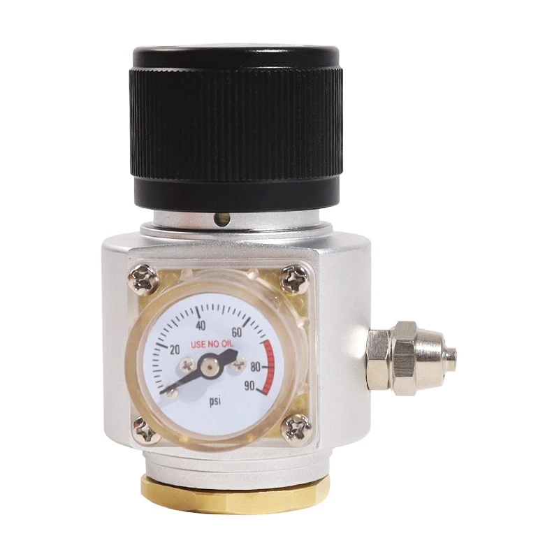 

CO2 Keg Charger Gas Regulator Pressure Reducer Adapter for Sodastream Glass Bottles Aquarium Beer Water Plants