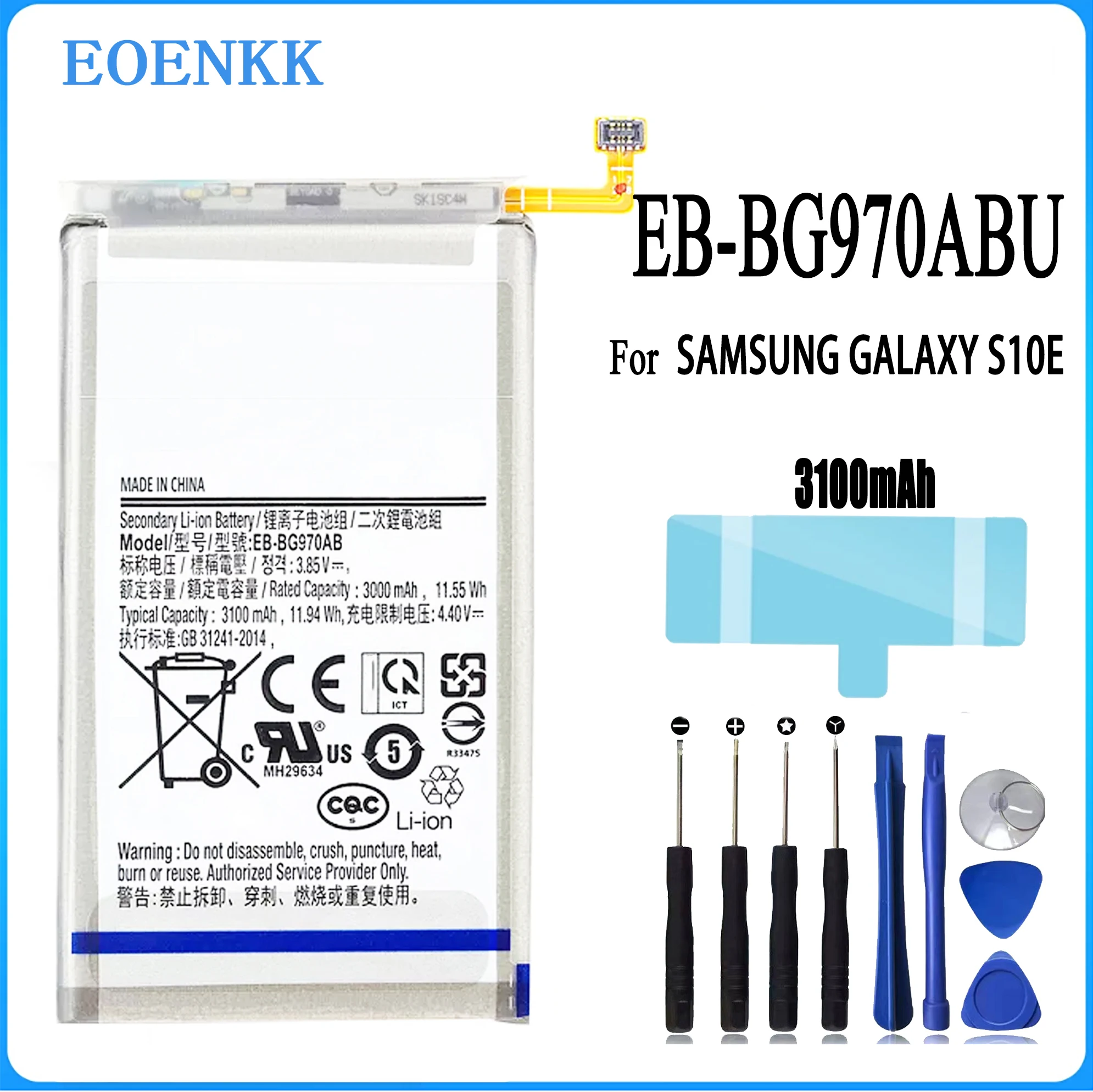 

EB-BG970ABU Battery FOR SAMSUNG GALAXY S10E G970 Repair Part Original Capacity Phone Batteries Bateria