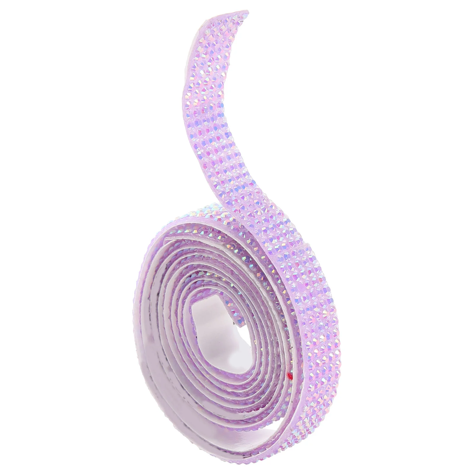Лента со стразами фиолетовая наклейка полоски из смолы самоклеящиеся стразы для
