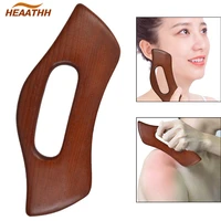 1pc wooden gua sha massager lymphatic drainage spa scraper wood therapy massage point treatment scraping board muscle relaxation