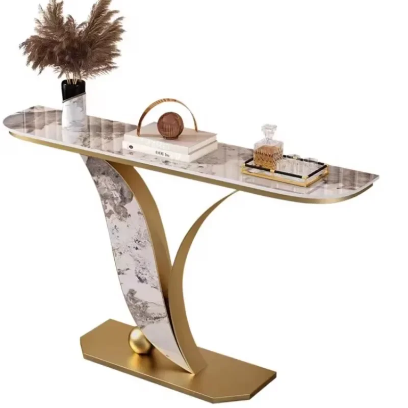 Metalen Verwijderbare Woonkamer Tafel Moderne Smalle Kantoor Goud Vintage Korte Tavolino Soggiorno Moderno Hal Meubels
