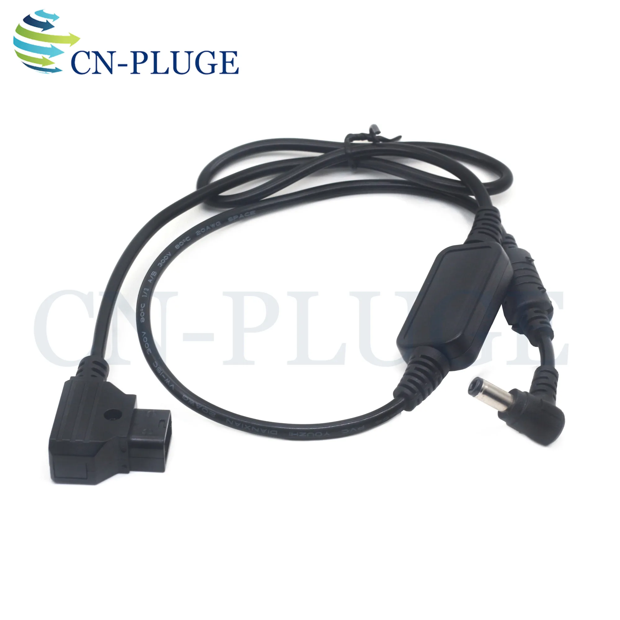 D-Tap Мужской разъем на трансформатор 12V Bend DC 5.5x2.5 мм кабель питания для камеры DSLR Rig V-Mount Anton Lake Monitor.