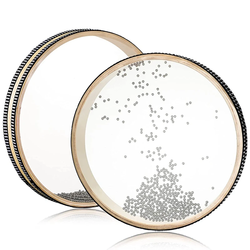 

2 Pieces Wave Bead Hand Drum 8 Inch Sea Wave Sound Drum Wave Drum Ocean Sound Drum Musical Instrument Percussion