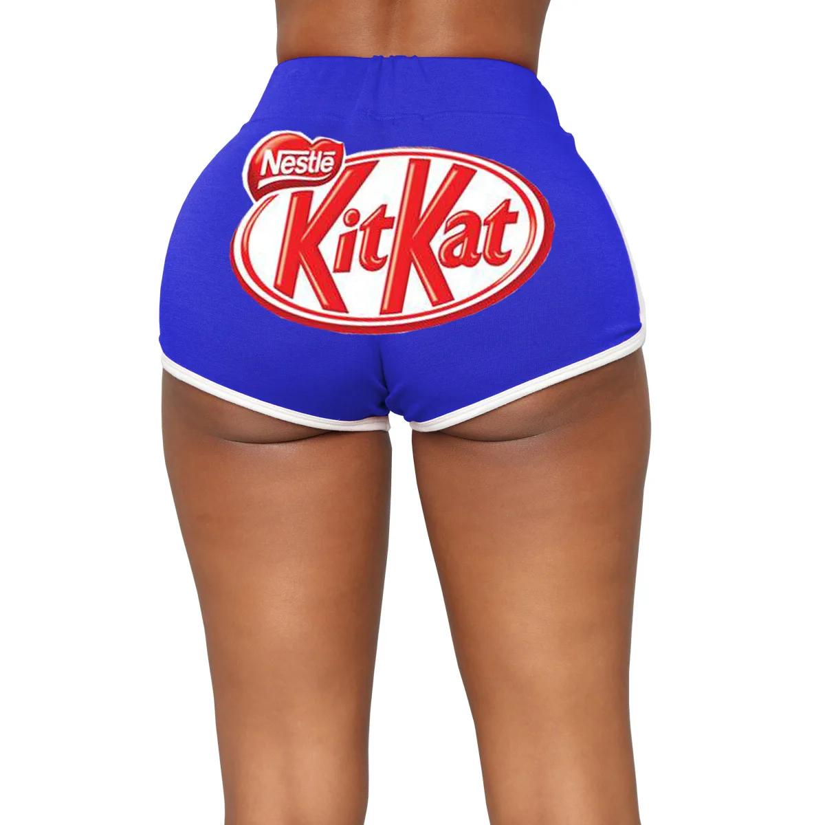 Shorts Women Cartoon Print Fashion Summer Elastic Casual Beach Sexy Womens High Waist Sweat Pants Fitness Booty |