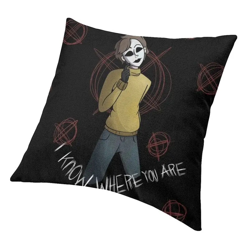 Супер-натуральная наволочка для подушки Slenderman 45x45 см мягкая Роскошная подушка