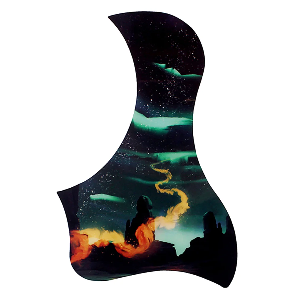 

Duck Shaped Acoustic Guitar Pickguard Self-adhesive Pick Guard Sticker for Guitar (Black)