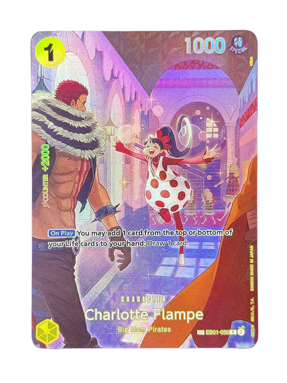 Фото Коллекционная карта One Piece Proxy Card 2025 Promo Starter EB PRB: Монки Д. Луффи, аниме TCG, одиночная карта, игрушка, подарок №3