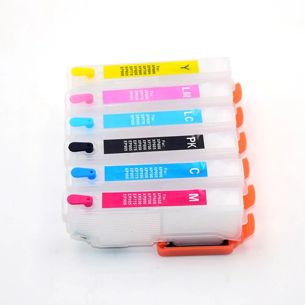 6 цветов/комплект пустые чернильные картриджи IC80 для Epson