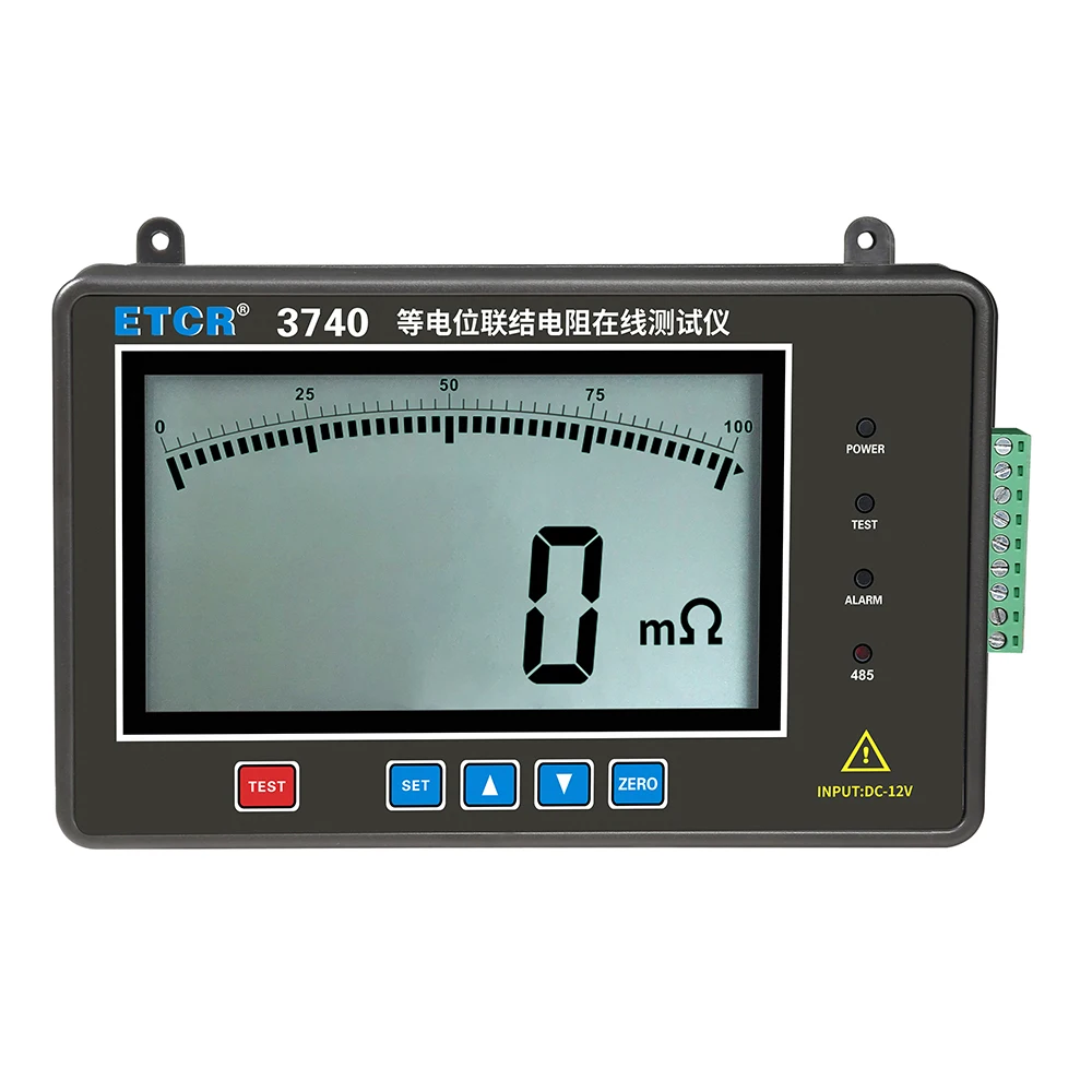 

ETCR3740 Switch Dc Resistance Contact Equipotential Bonding Resistance On-Line Tester