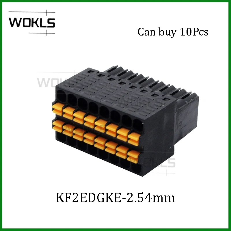 10 шт. 15EDGKDH 2 54 мм компактный двухрядный слой печатной платы с пробкой пружинный