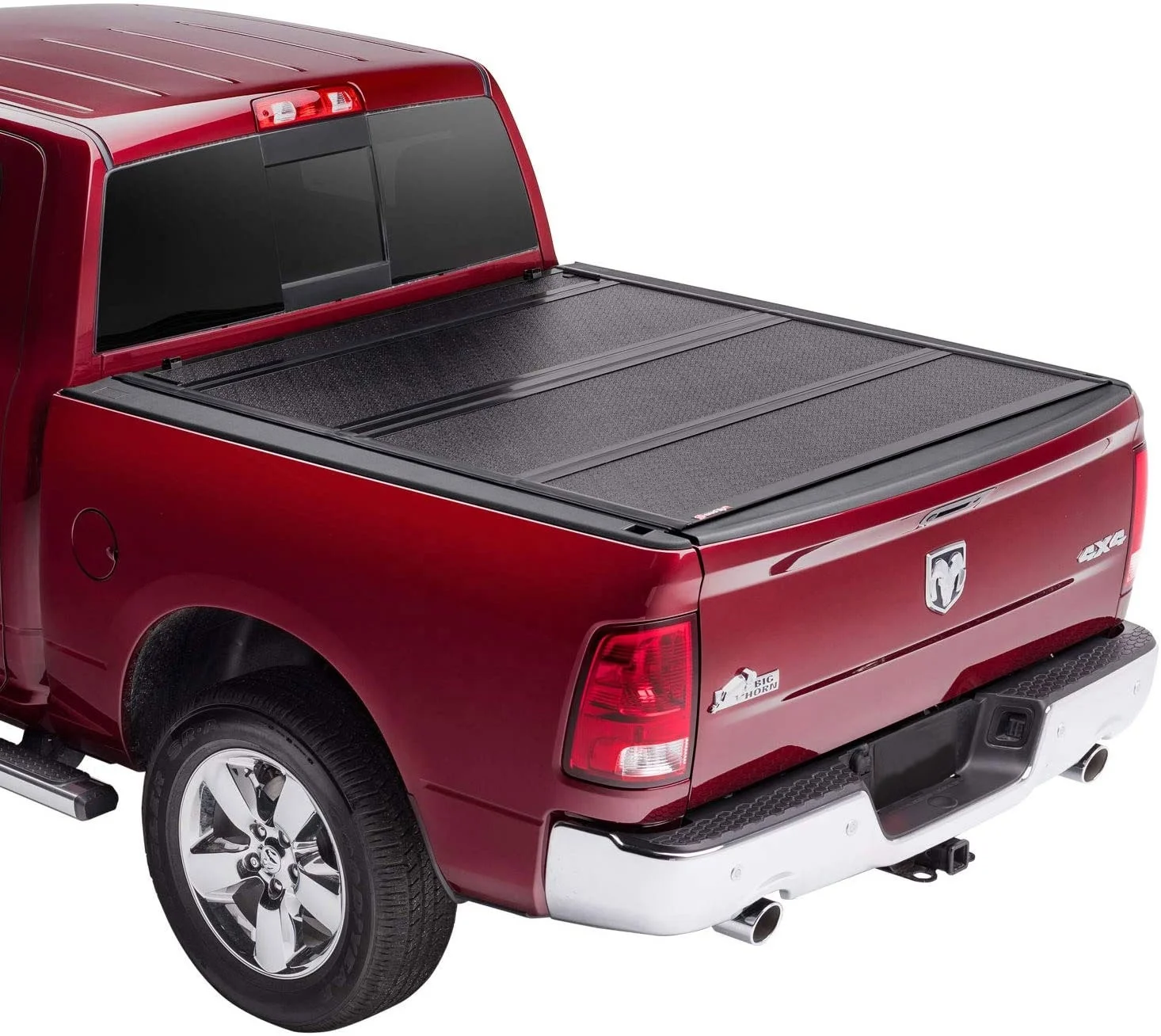 

The best pickup Tri-fold cover for Dodge Ram 1500 Frontier aluminum alloy trunk top hard lid truck bed protective accessories