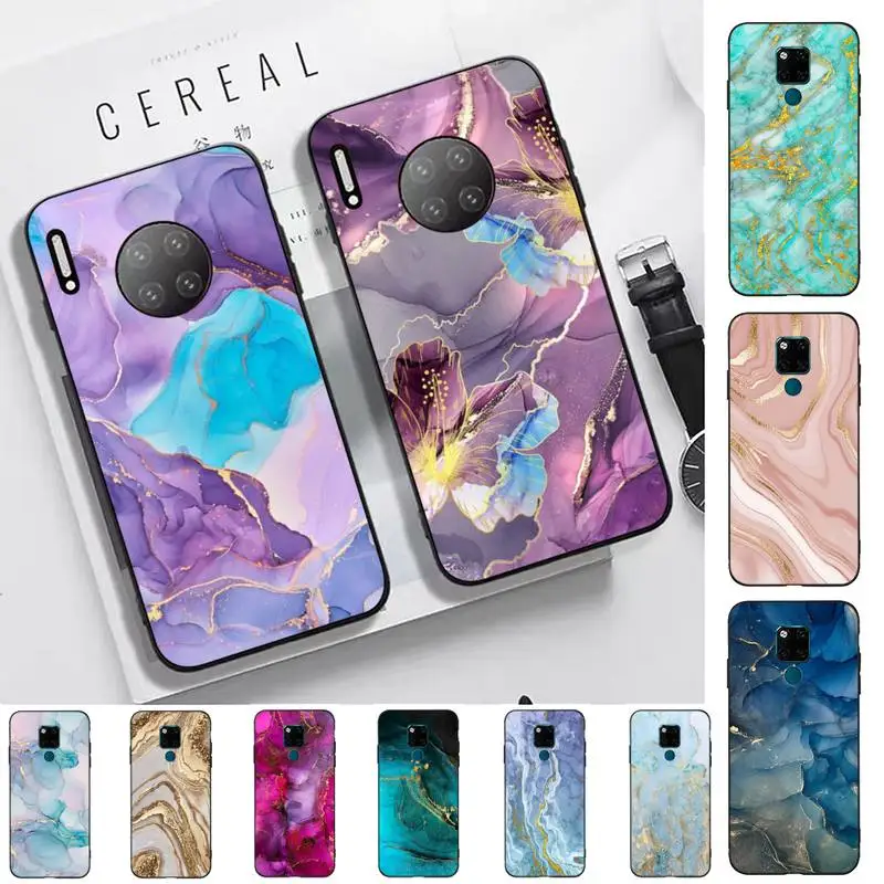 

Marble Art Phone Case For Huawei Mate 10 20 30 40 50 lite pro Nova 3 3i 5 6 SE 7 pro 7SE