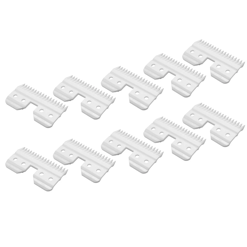 

10Pcs/Lot Replaceable Ceramic 18 Teeth Pet Ceramic Clipper Cutting Blade For Oster A5 Series