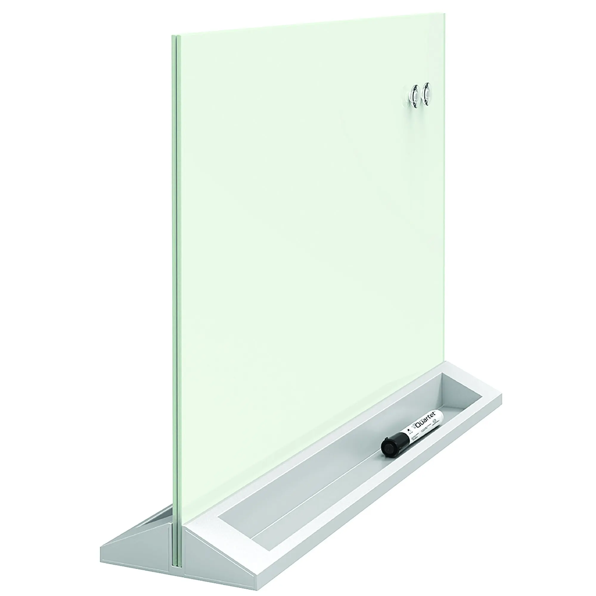 

Desktop Glass Dry-Erase Panel, White, 17" x 23"