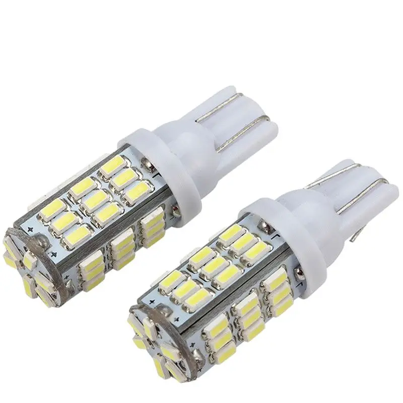 Автомобильный светодиодный широкоугольный светильник 194 168 T10 3014 42SMD, суперъяркий светильник для номерного знака, лампа для чтения W5W 400LM Автомобильный светодиодный широкоугольный светильник 194 168 T10 3014 42SMD, суперъяркий светильник для номерного знака, лампа для чтения W5W 400LM