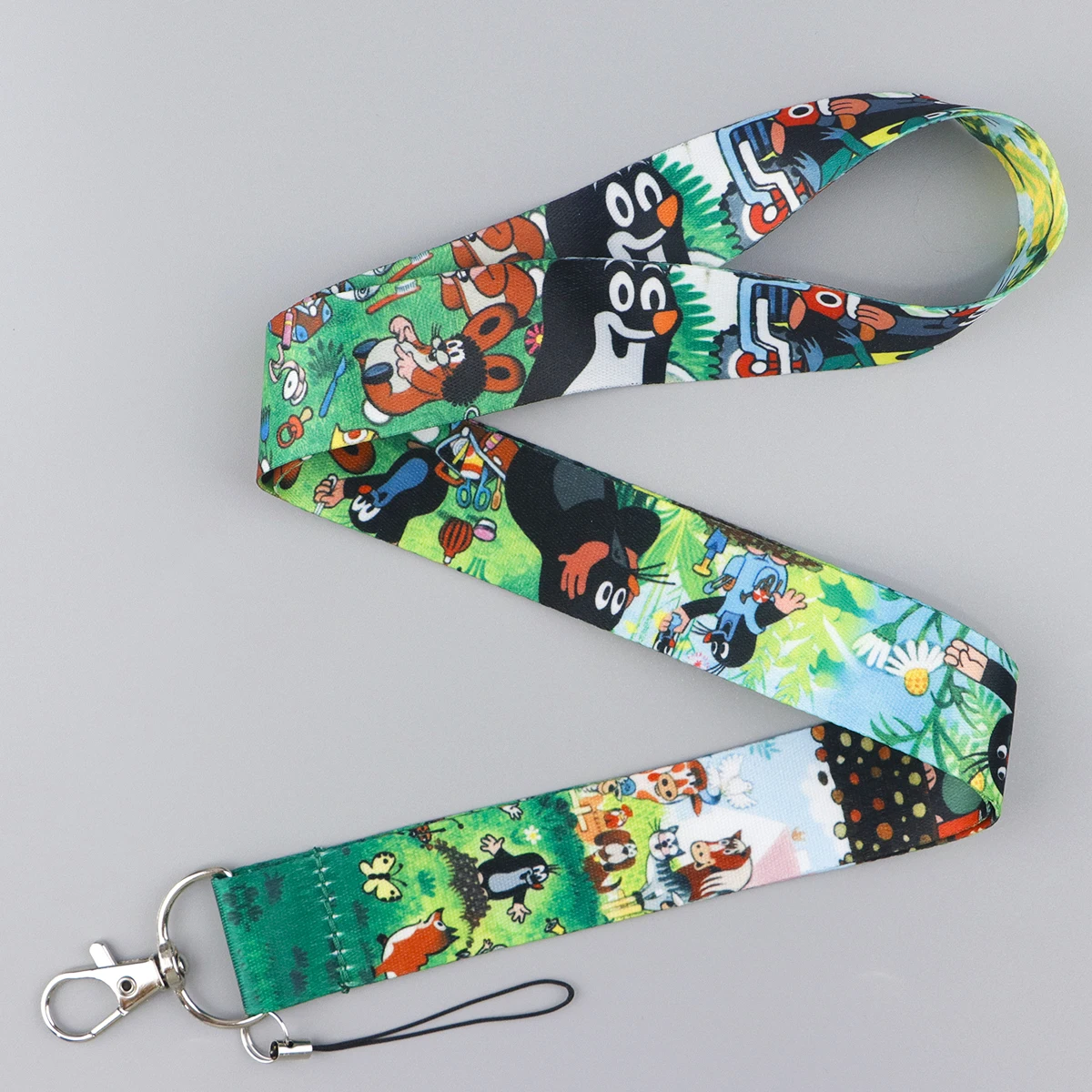 Брелок LX1316 для ключей мультяшный ремешок на шею в форме Крота держатель ID