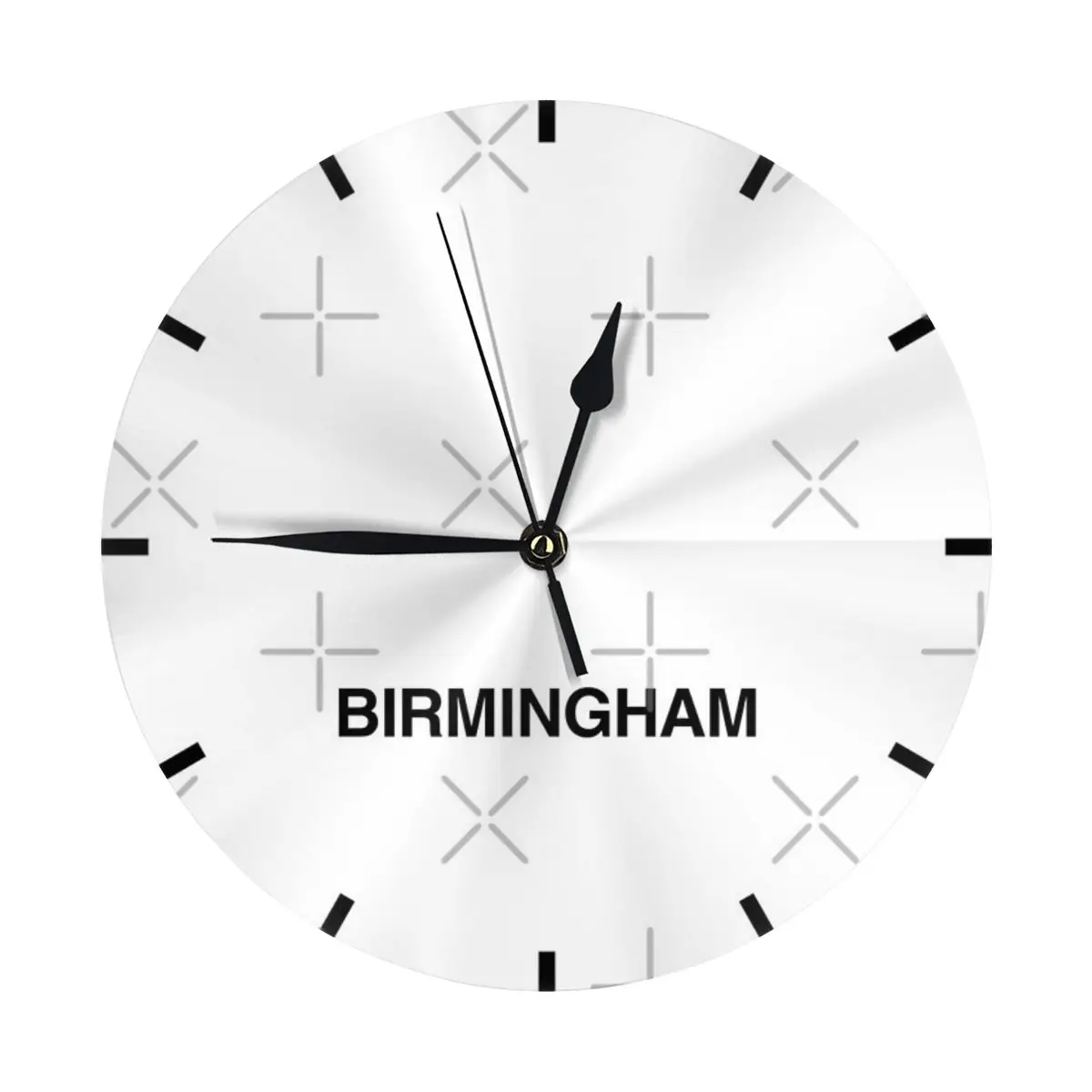 Настенные часы с изображением зоны времени Бирмингем настенные для украшения