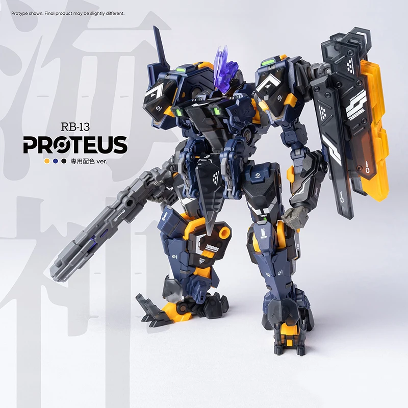 

In Stock 16cm Robot Build RB-13 Proteus Poseidon Bird Binary Series Deformable Anime Action Figure Robot Toy for Fans Gifts