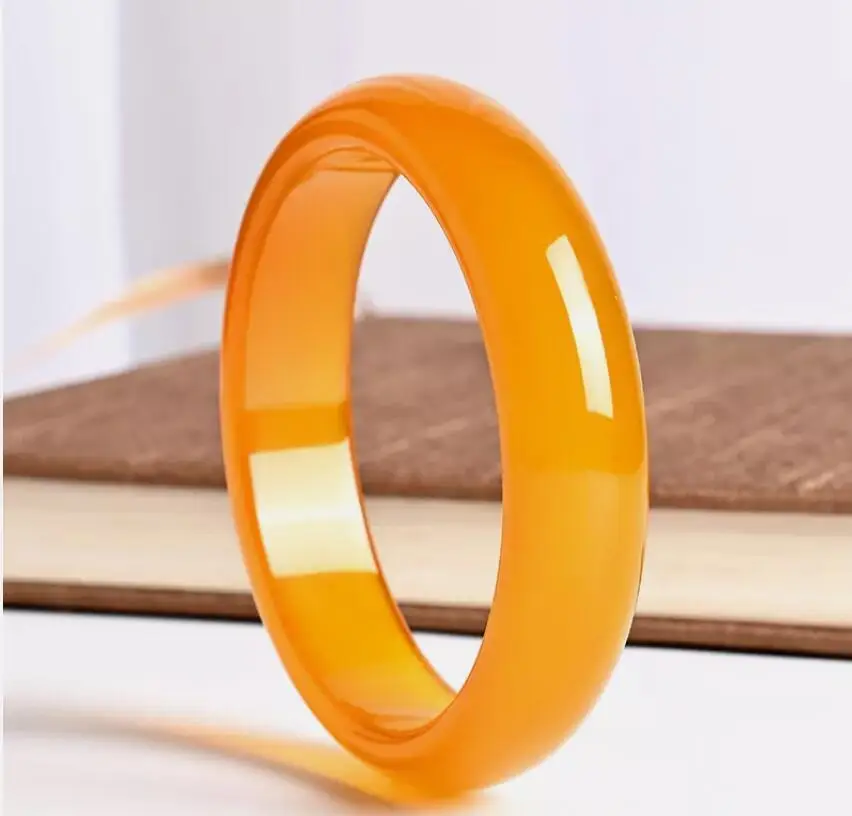 Натуральный красивый браслет из жадеита с высоким ледяным желтым нефритом