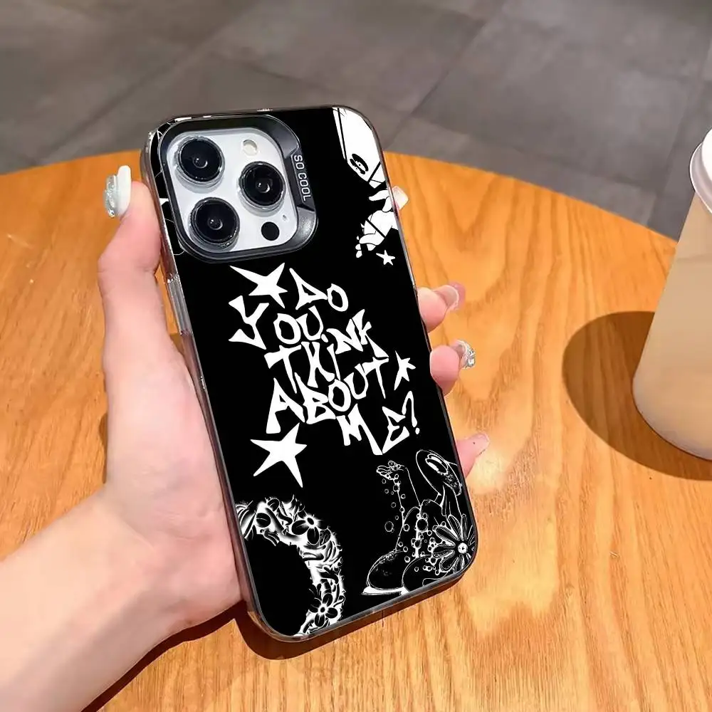 Фото NSQK ATP чехол для телефона чехол для iPhone 16 15 14 13 12 Pro Max серый черный матовый лазерный металлик Aurora Funda №2