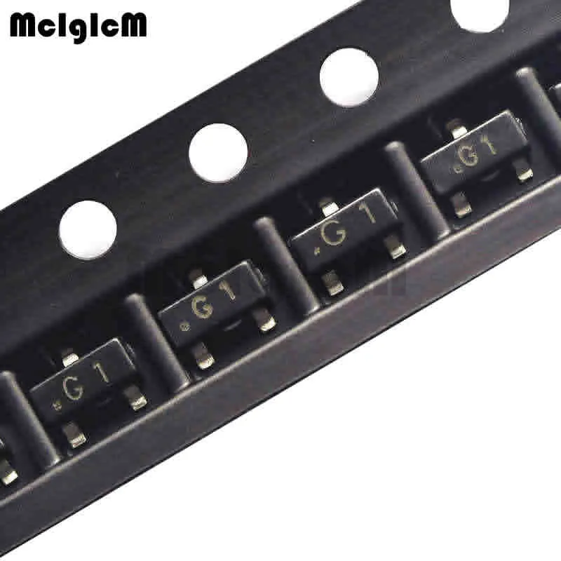 100 шт. MMBT5551LT1G MMBT5551 SOT-23 2N5551 SMD NPN высоковольтный транзистор 5551,mmbt5551