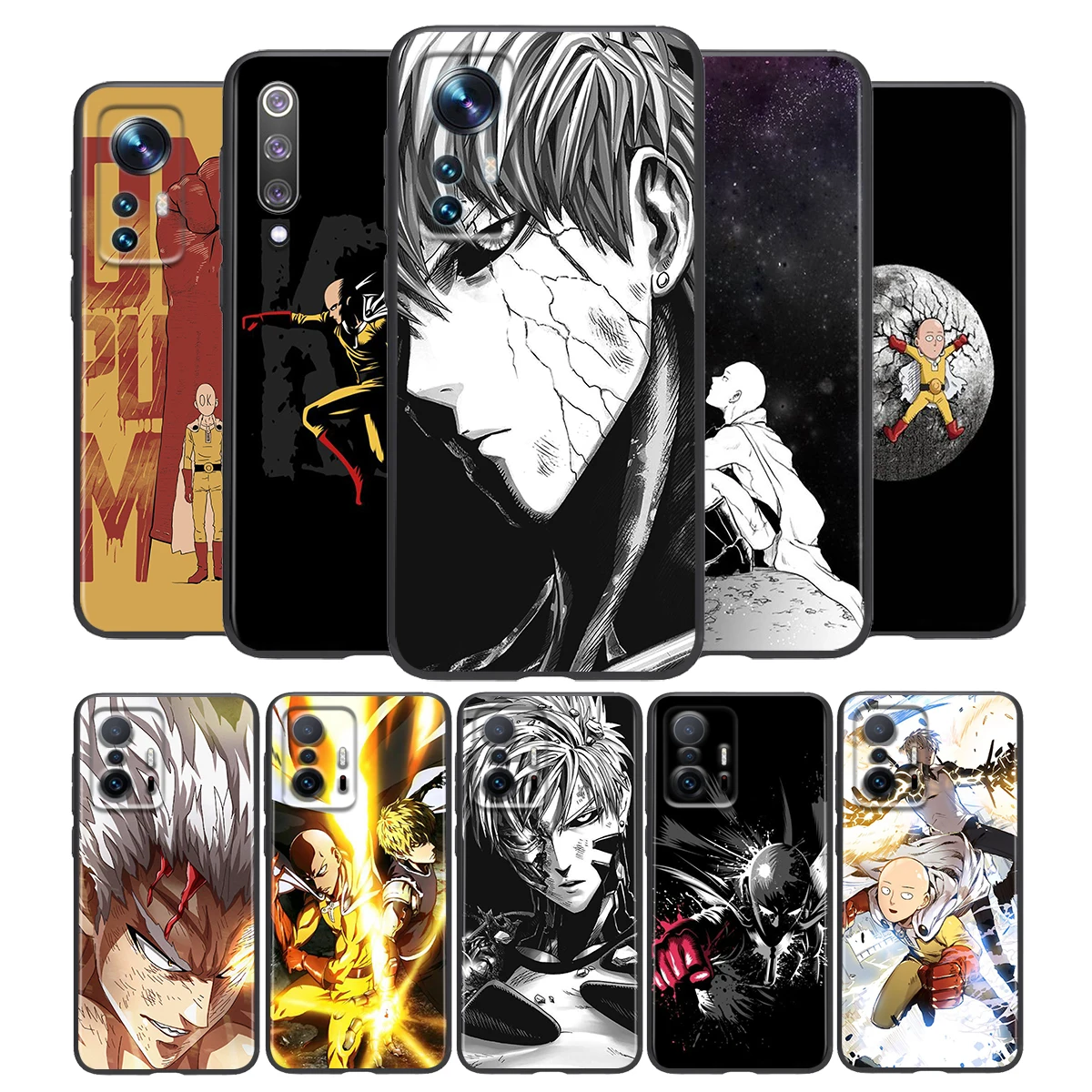 

Anime One Punch Man Silicone Cover For Xiaomi Mi 12 11i 11T 11 10i 10T 10 9 9T SE Lite Pro Ultra HyperCharge Phone Case