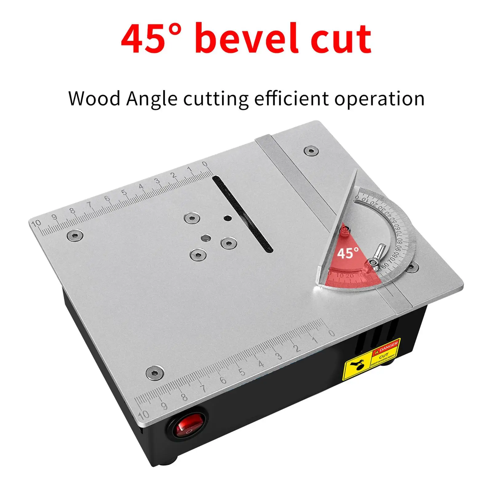 Precision Table Saw Woodworking Bench Saw Handmade Small Precision Hobby Table Saw for Wooden Craft Workshop Handicraft Workshop