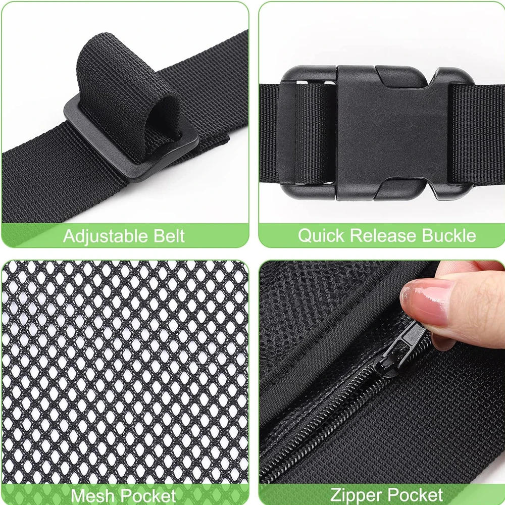 Сумка для Теннисных Мячей 1 шт. вместительная поясная сумка на молнии хранения