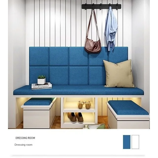 

bedroom headboard cushion tatami soft wall bed sticker