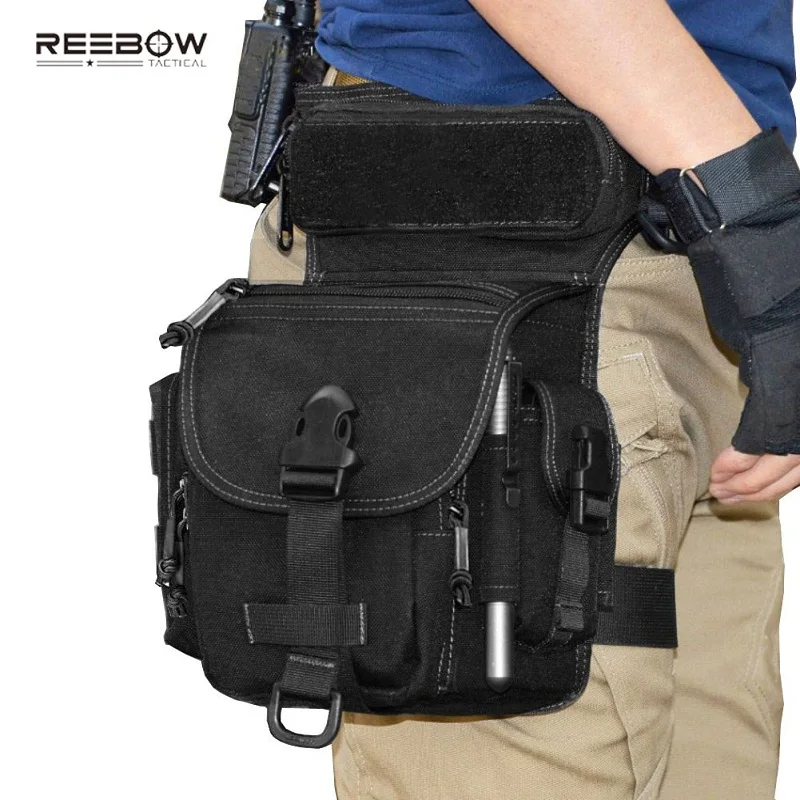 BOW-TAC Leg Bag Waist Drop Tactical Tools Thigh Pack Pouch Sports Running Bag