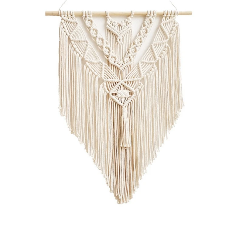 

Популярный большой настенный гобелен с кисточками, ручная работа, тканый в скандинавском стиле для гостиной, спальни, домашний декор, украш...