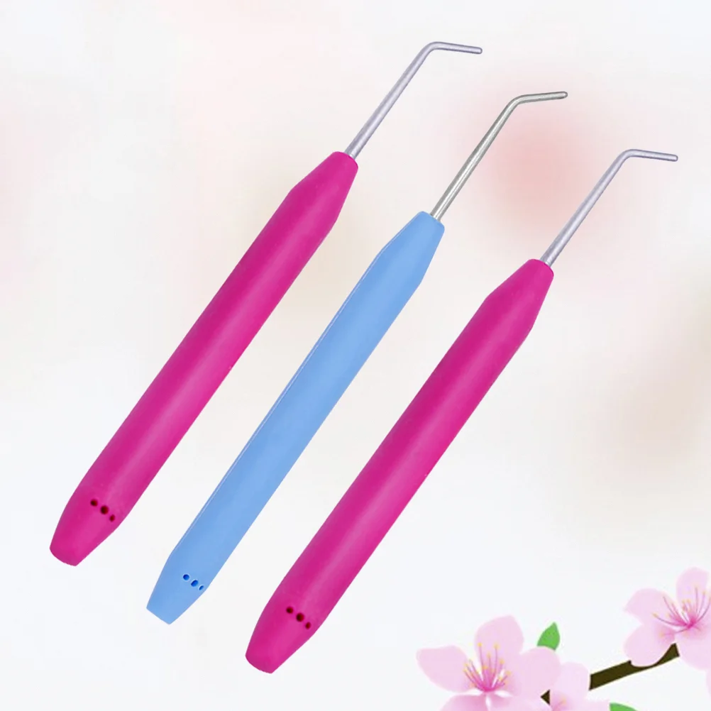 

Crochet Hooks Needle Hook Knitting Loom Handle Ergonomic Knitter Diyset Tool Complete Yarn Aluminum Red Beardedhooked