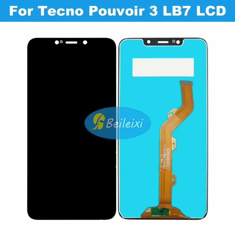 

For Tecno Pouvoir 3 LB7 LCD Display Touch Screen Digitizer Assembly