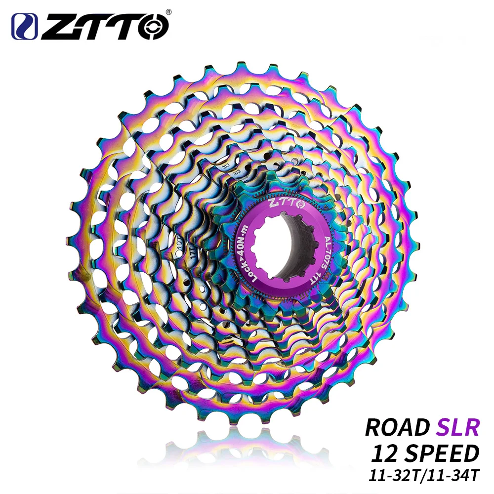 

Дорожный велосипед ZTTO, Ультралегкая кассета 11-28 скоростей, 12 s, 11/32T, гравийный велосипед, 11/34T, 12 Скоростей, радуга, K7, слиток масла, 12 В, CNC Spocket